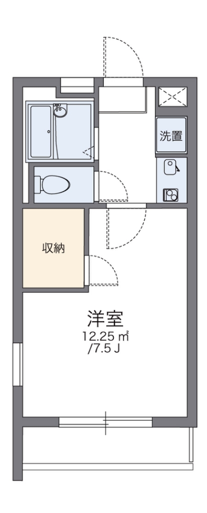 レオパレスＴＡＣＨＩＢＡＮＡ 間取り図