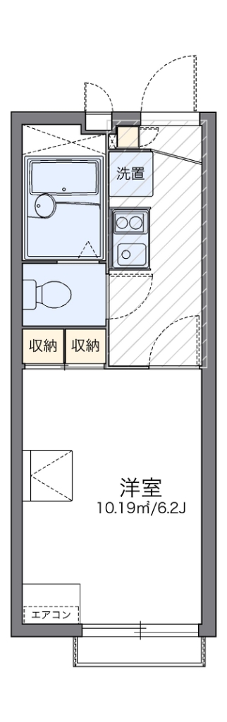 レオパレスグレイスＳＨＩＮＯⅢ 間取り図