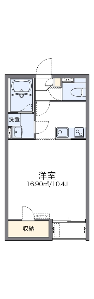 レオネクストｉ参番館 205号室 間取り