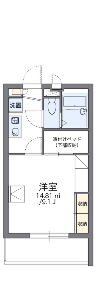 レオパレス富士見Ⅱ 211号室 間取り