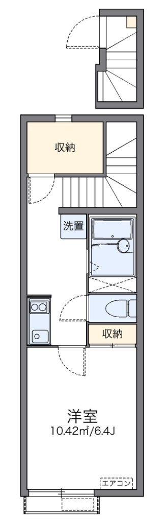 レオネクストアリアーレ 203号室 間取り