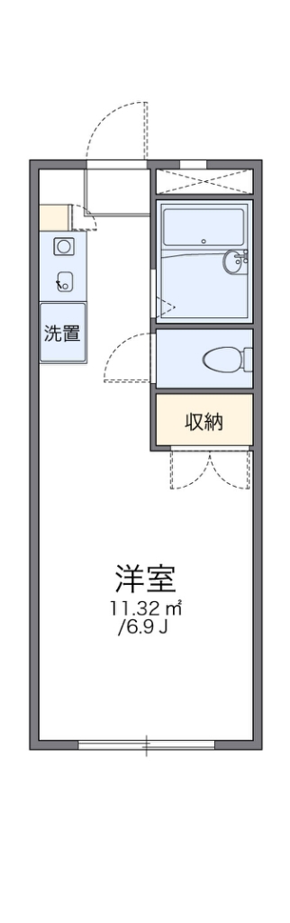 レオパレスＡＮＮＥＸＥＧＡＷＡ 303号室 間取り