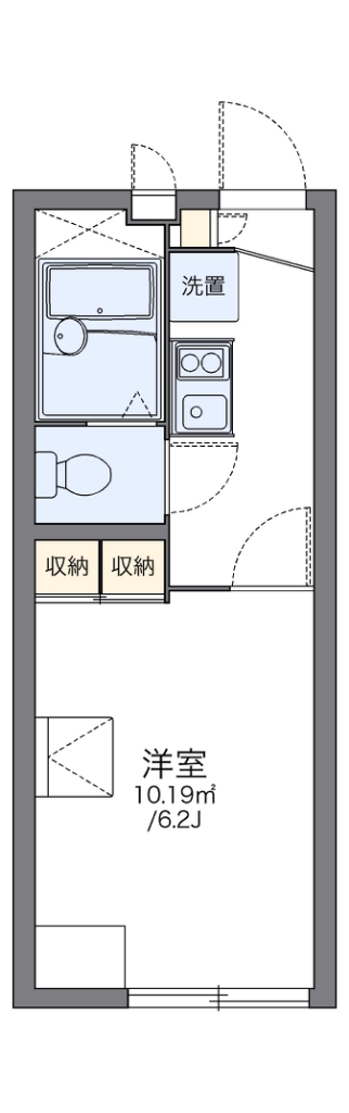 レオパレスラッキーハイムＦ 間取り図