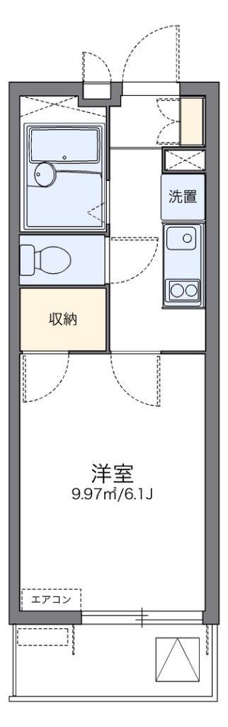 レオパレス樽崎 306号室 間取り