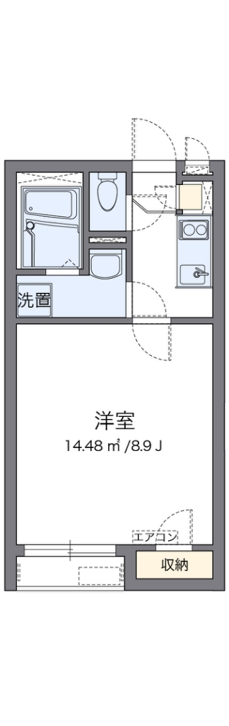 レオネクストクレールウィン 間取り図