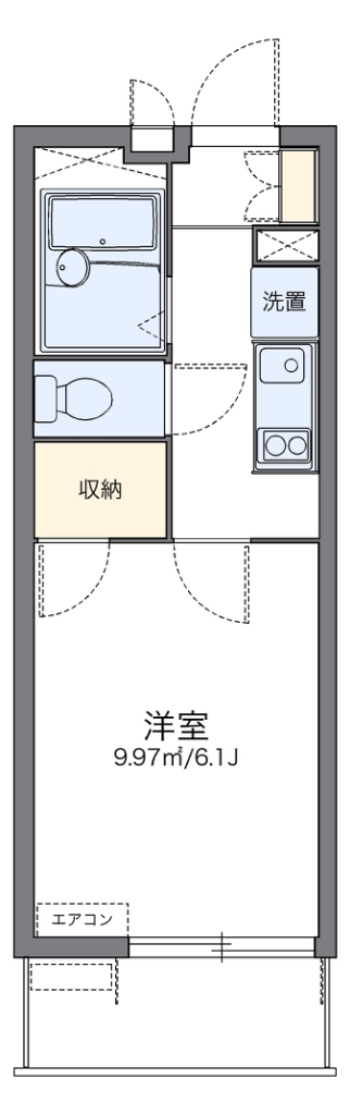 レオパレス樽崎 間取り図