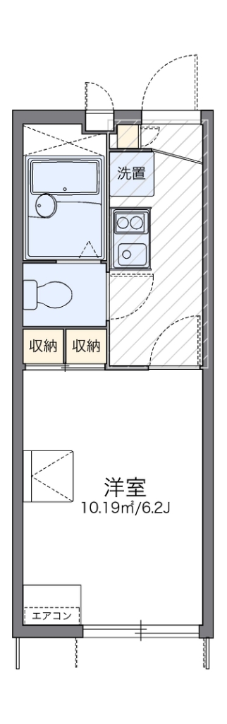 レオパレスマリアンナベルグ 間取り図