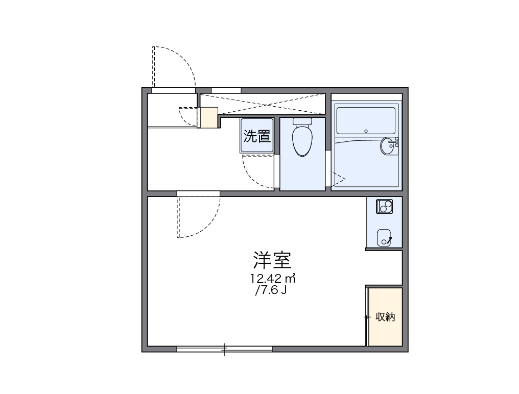 レオパレスＳ．Ｆ 間取り図