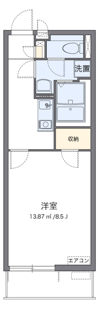 ヴィアロ谷原レジデンス 間取り図