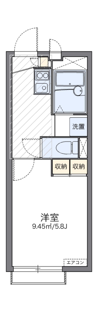 レオパレス七国レオン 205号室 間取り