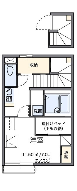 ライト　Ⅰ 203号室 間取り