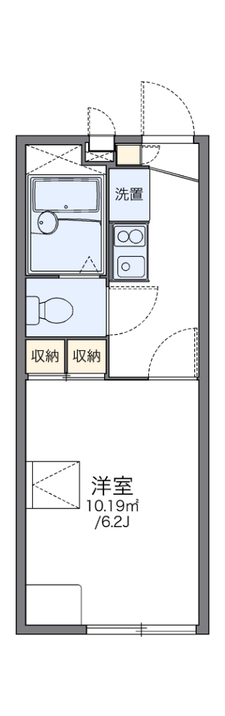 レオパレス青柳 203号室 間取り