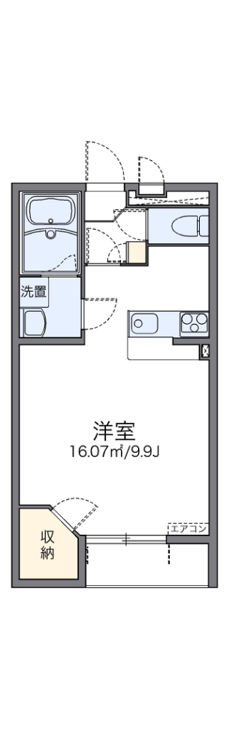 レオネクスト開戸 103号室 間取り