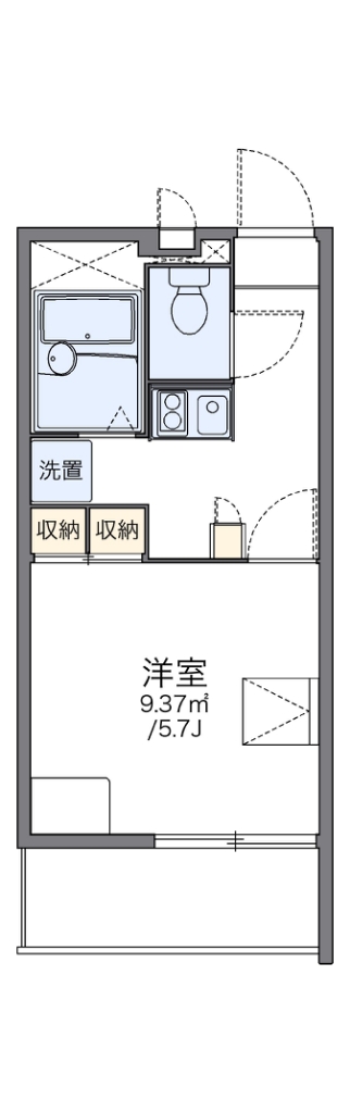 レオパレスＥＣＨＯ 間取り図