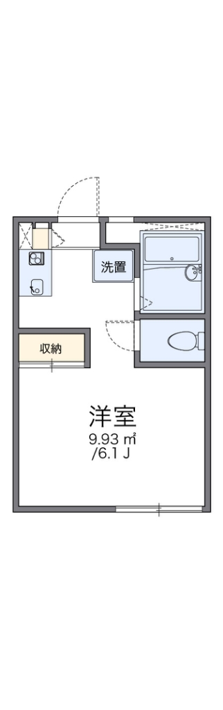 レオパレスＹＯＳＨＩＫＯ 207号室 間取り