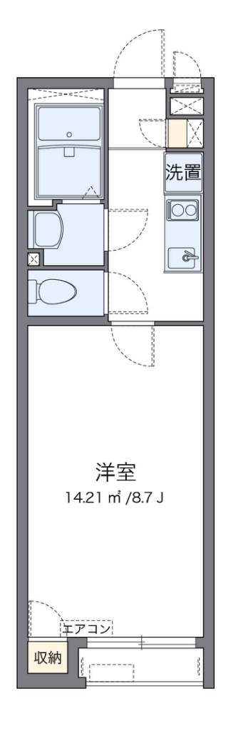 クレイノヴァンベ－ル 間取り図