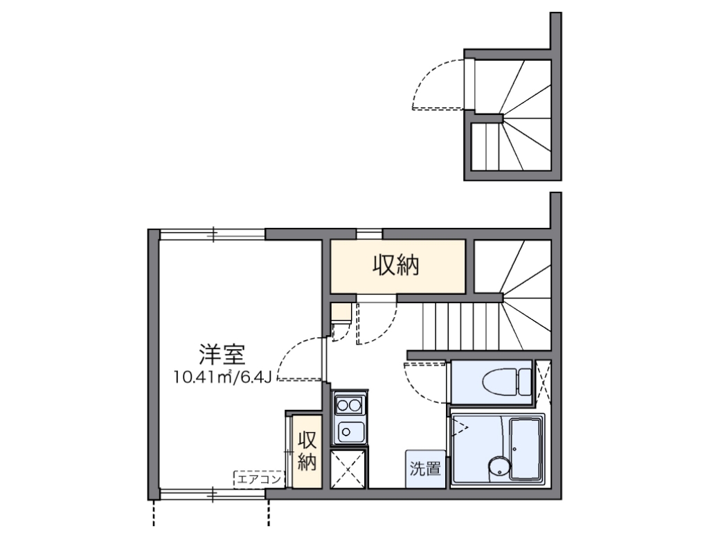 レオネクスト本厚木 202号室 間取り