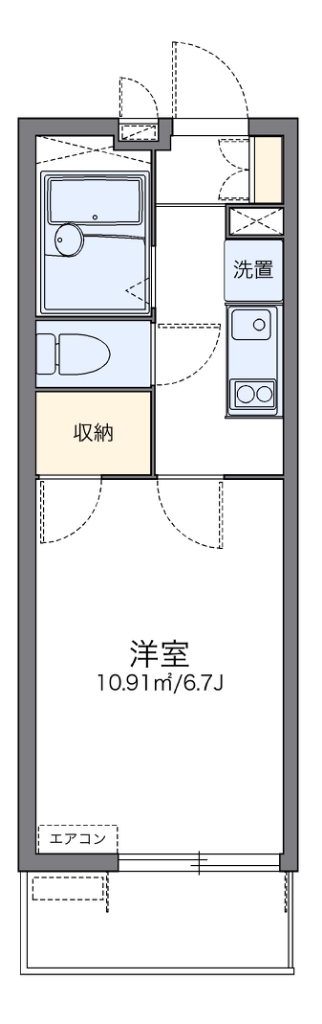 レオパレスＢＥＬＬ 間取り図