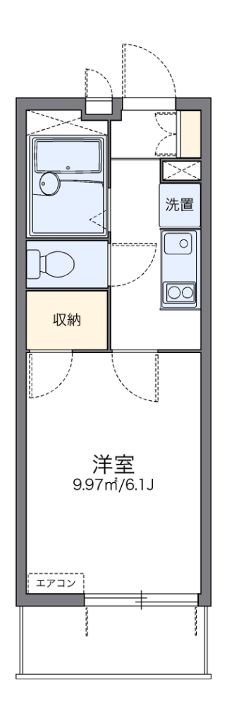 レオパレス常盤 間取り図