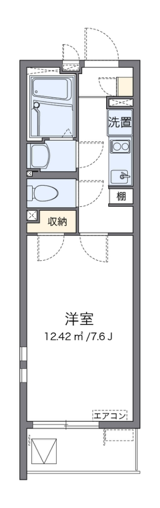 クレイノエリマ　オーリノ 間取り図