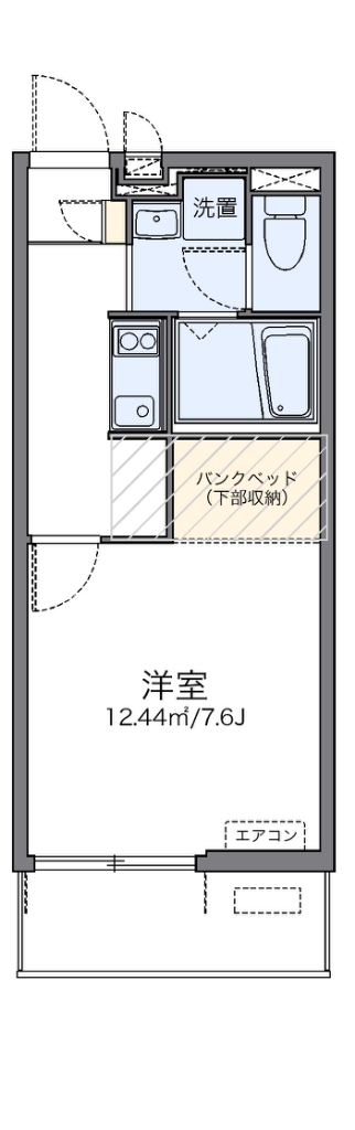 レオネクスト黄金屋２ 間取り図