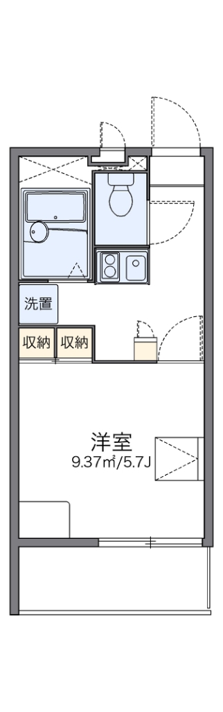 レオパレスＳＴＡＲ　ＲＩＮＧ 間取り図