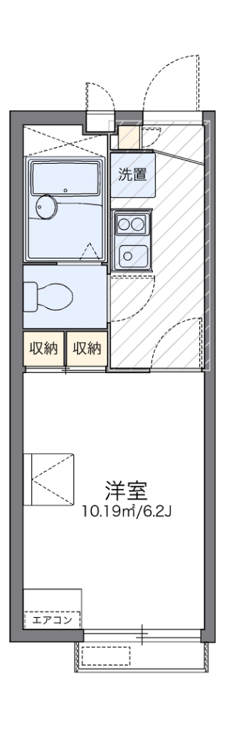 レオパレスマリアンナベルグ 間取り図