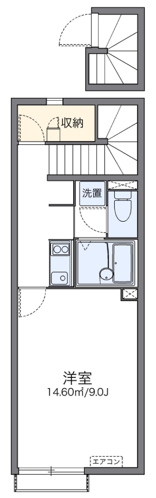 レオネクストＭ＆Ｋ 間取り図