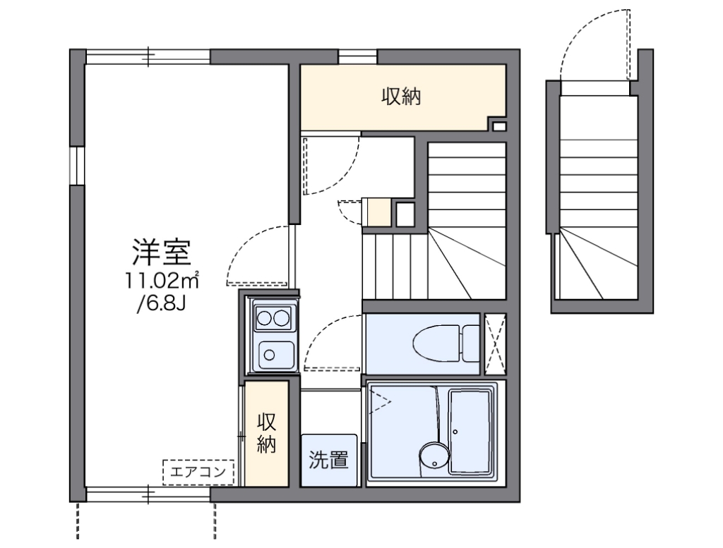 レオネクストフォーユウ 間取り図