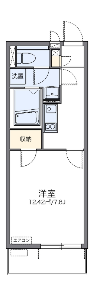 レオネクストアドバンス殿町 403号室 間取り