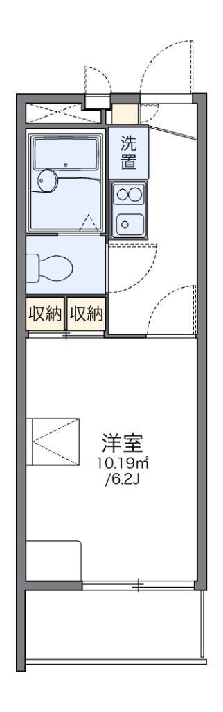 レオパレスフォレット湘南 間取り図