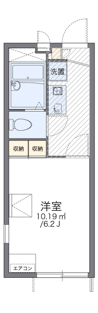 レオパレスゴールドアイ 間取り図