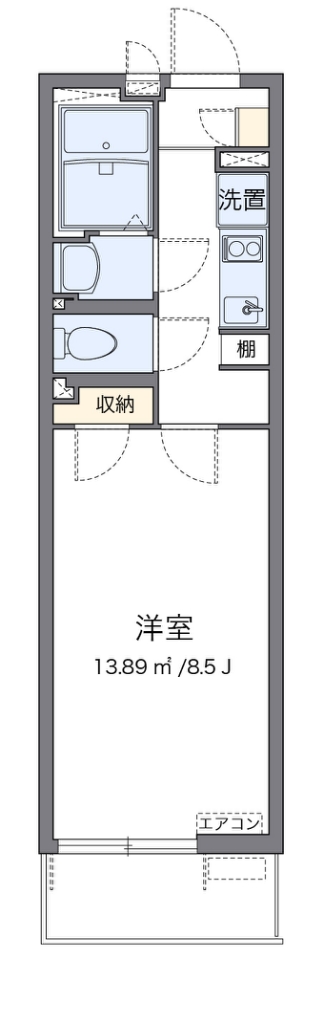 クレイノレジデンス矢上 間取り図