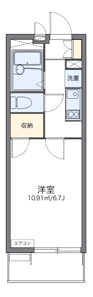 レオパレスＢＥＬＬ 間取り図