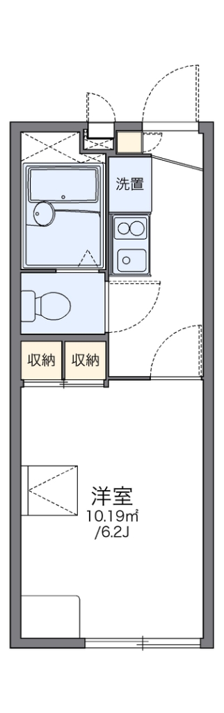 レオパレスオークリーフ南 間取り図