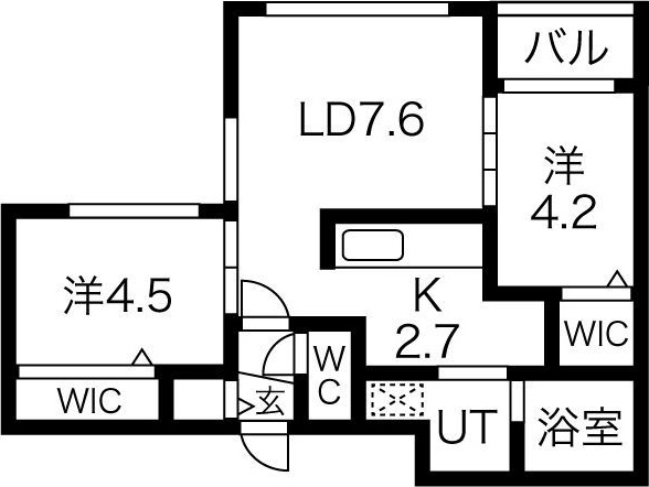 Lunon Sapporo Sta. 間取り