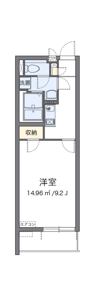 クレイノジクサー 301号室 間取り