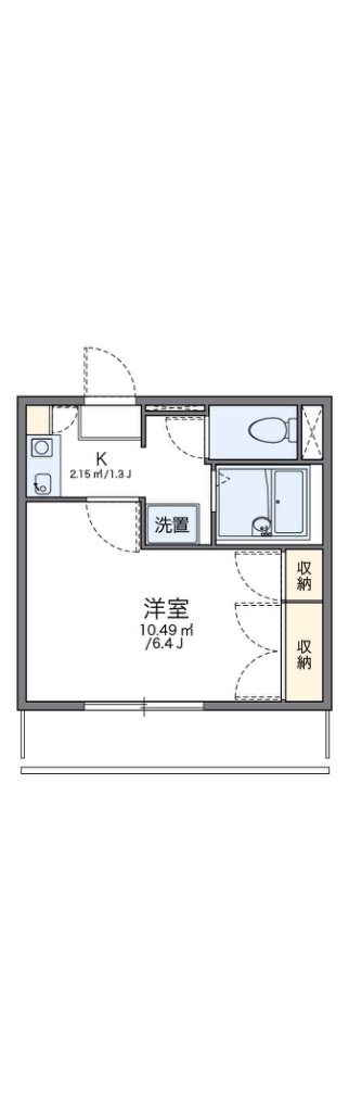 レオパレスカサベルデ 間取り図