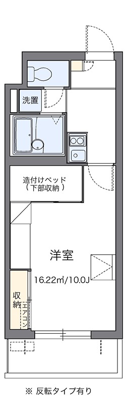 パルコートＤ 102号室 間取り
