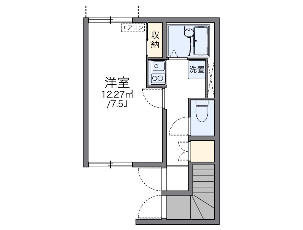 レオネクストカルチェⅡ 間取り図