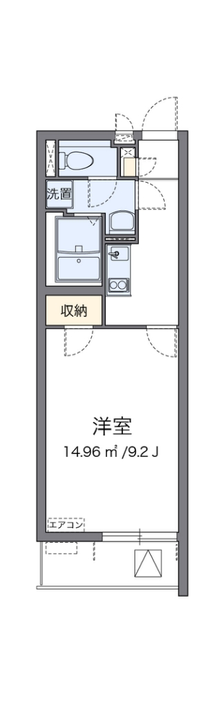 クレイノジクサー 302号室 間取り