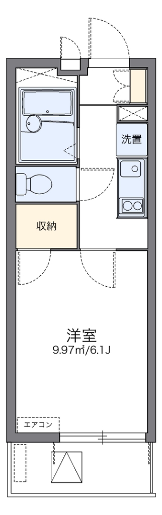 レオパレス樽崎 301号室 間取り