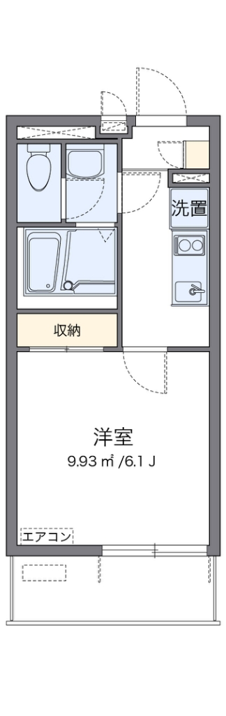 クレイノ栞 間取り図