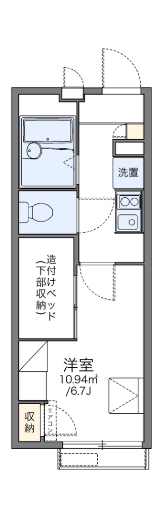 レオパレスセレーヌ新高円寺 間取り図