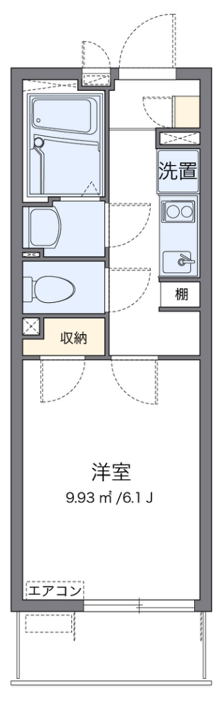 クレイノアドバンス川崎 間取り図