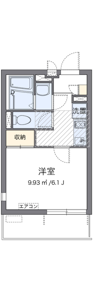 クレイノＣＯＬＺＡ 間取り図