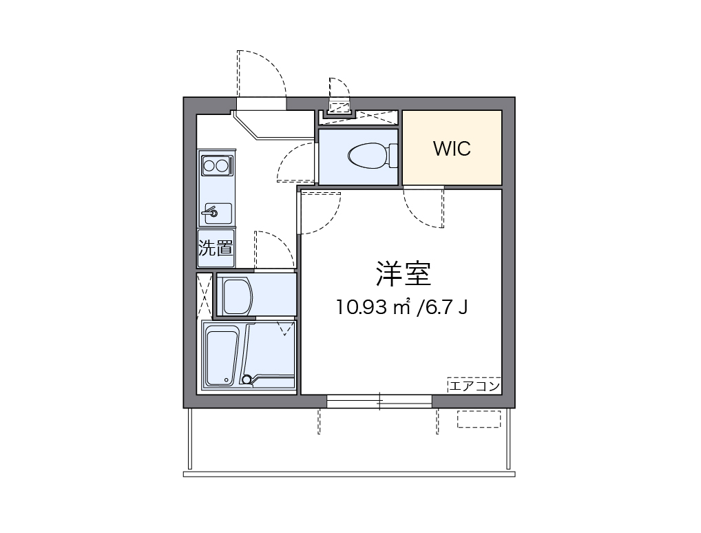 ＣＡＲＡＲＵ青木 205号室 間取り