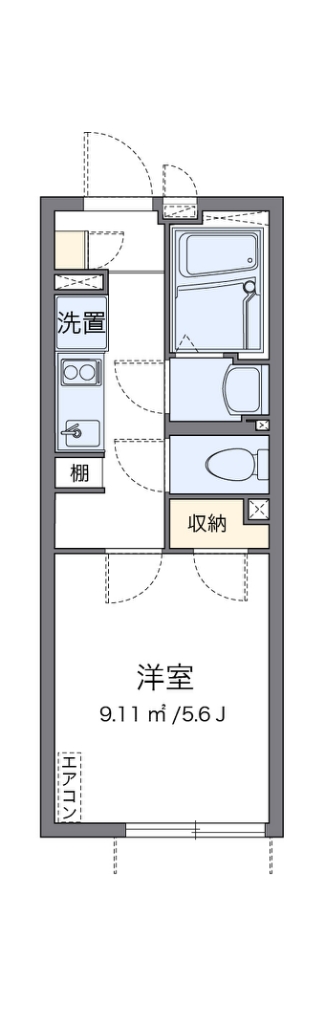 クレイノカサ　リリオⅢ 303号室 間取り