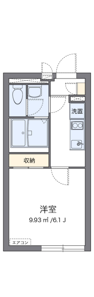 クレイノＩＮＯＵＥ 302号室 間取り