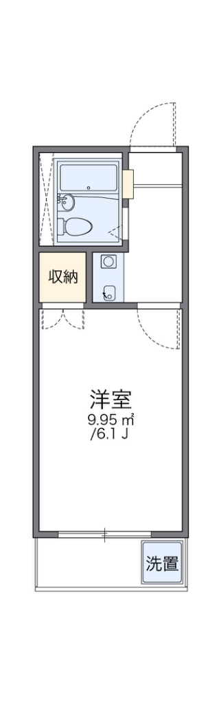 レオパレス日吉第１ 204号室 間取り